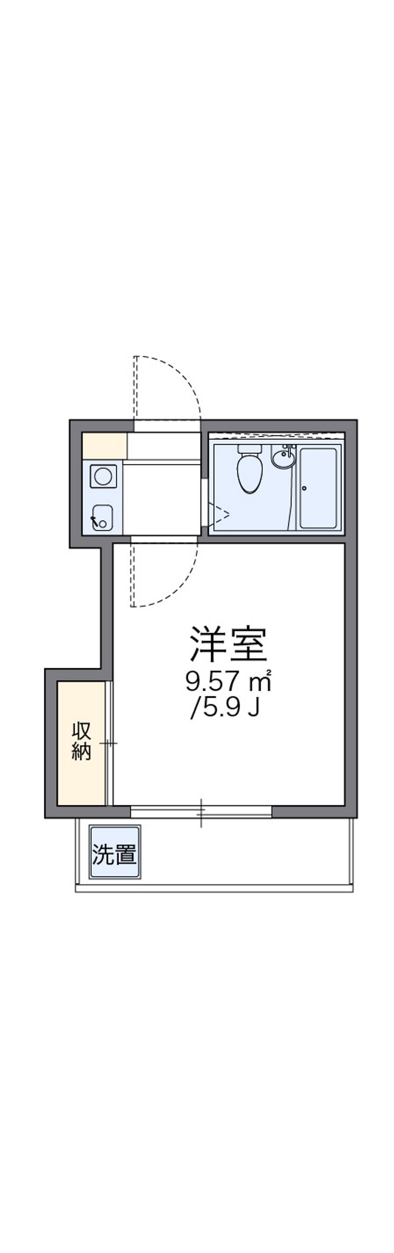 レオパレス浜川崎第１ 間取図