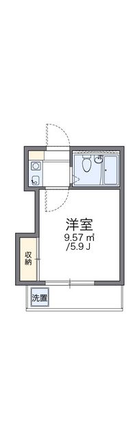 レオパレス浜川崎第１ 間取り図