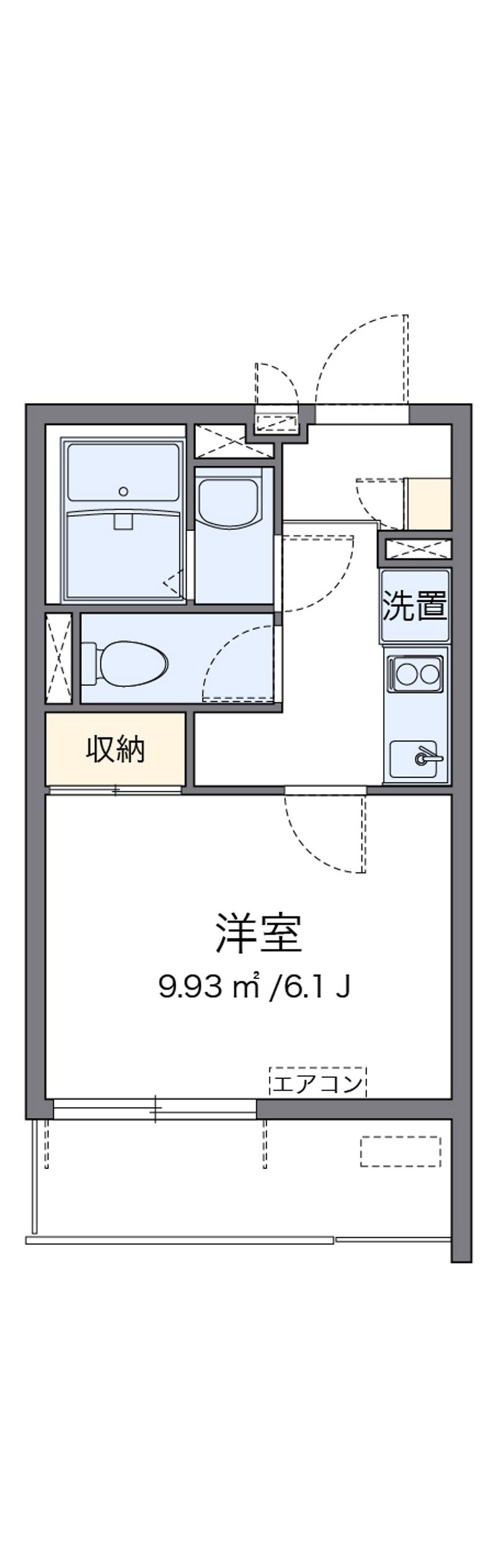 クレイノ葵芳　１号館 間取り