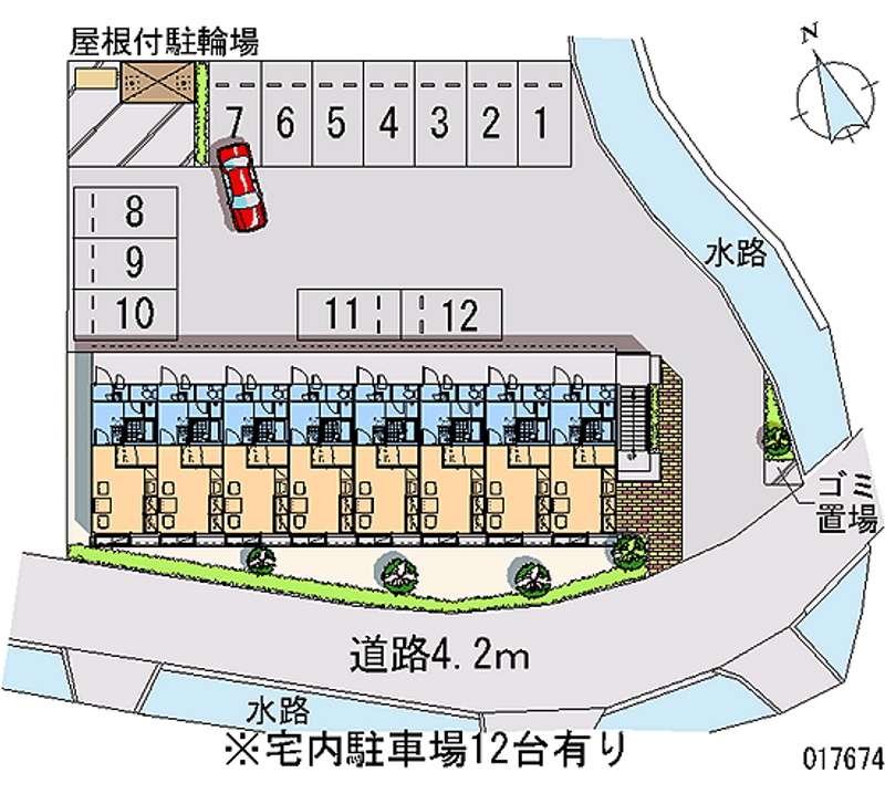 17674月租停車場