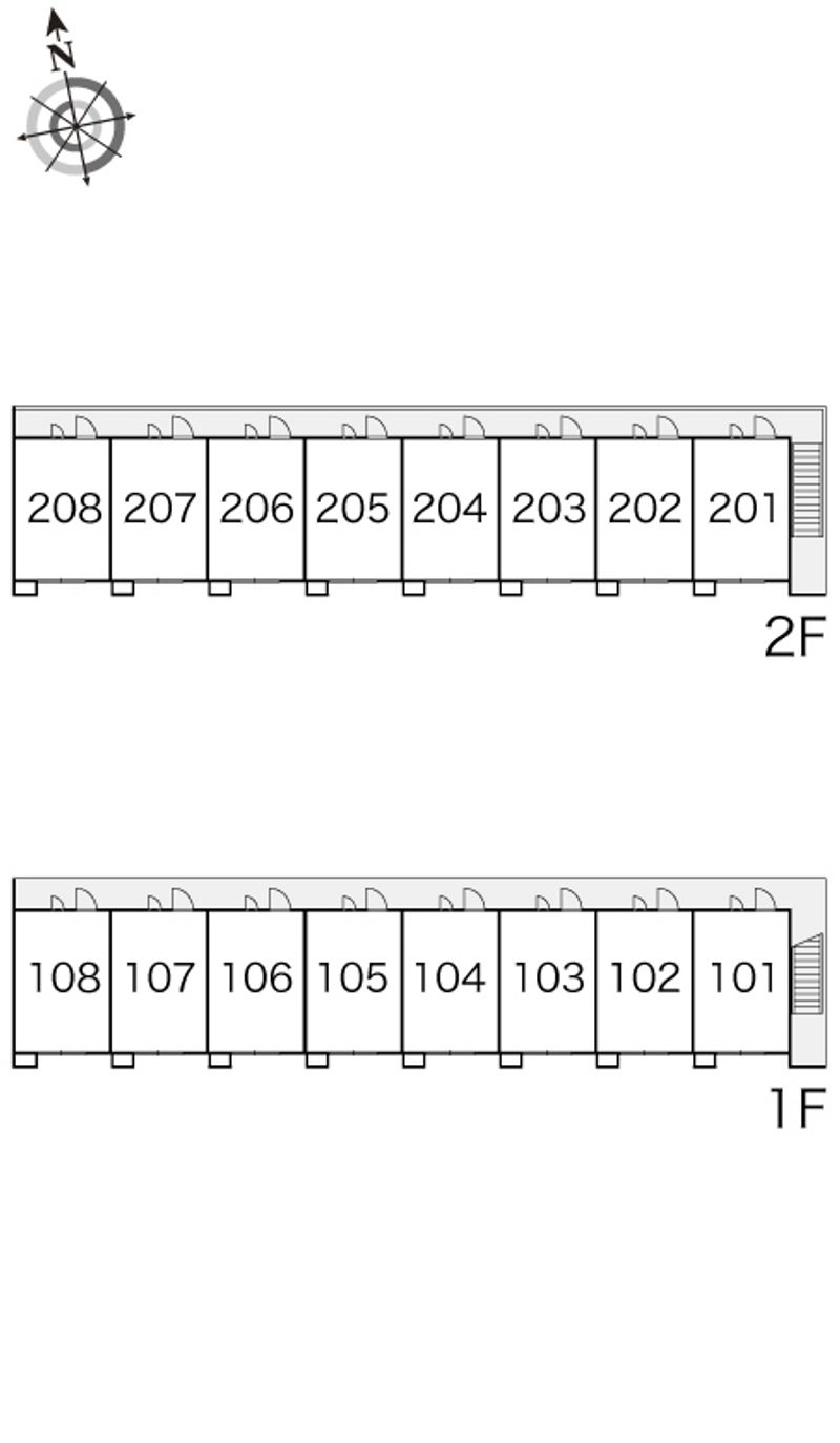 レオパレスＬａｌ 間取配置図