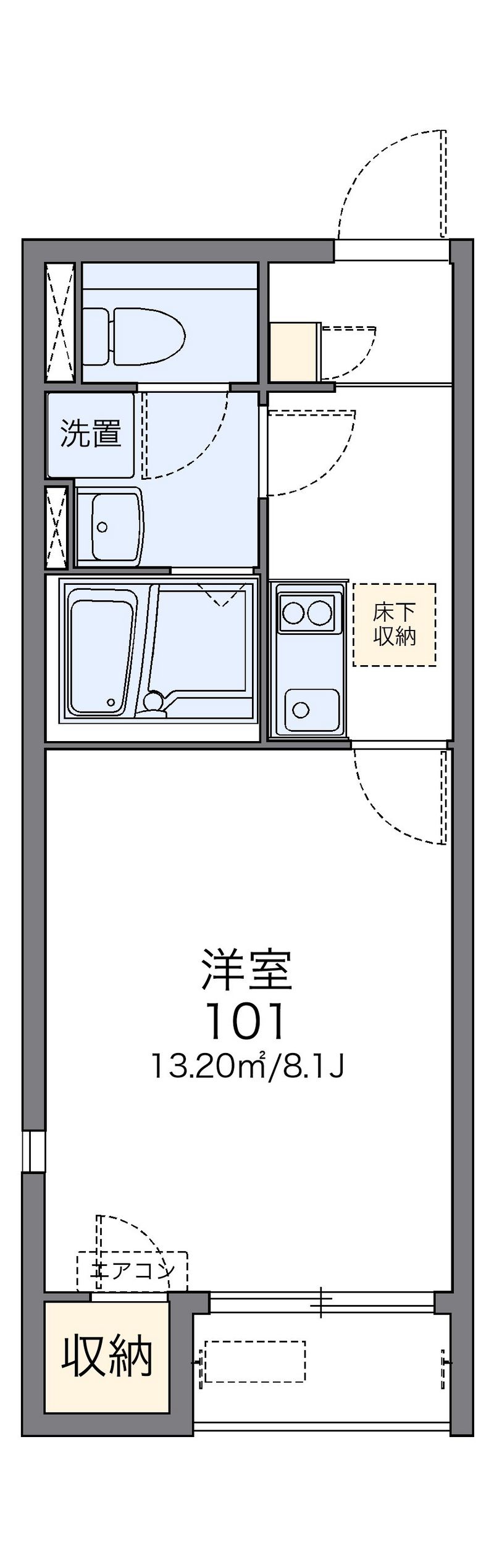 レオネクストグロリア京橋南Ⅱ 間取図