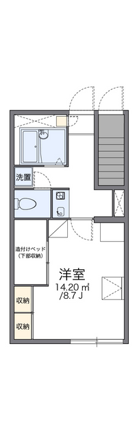 レオパレスコスモ 間取り図