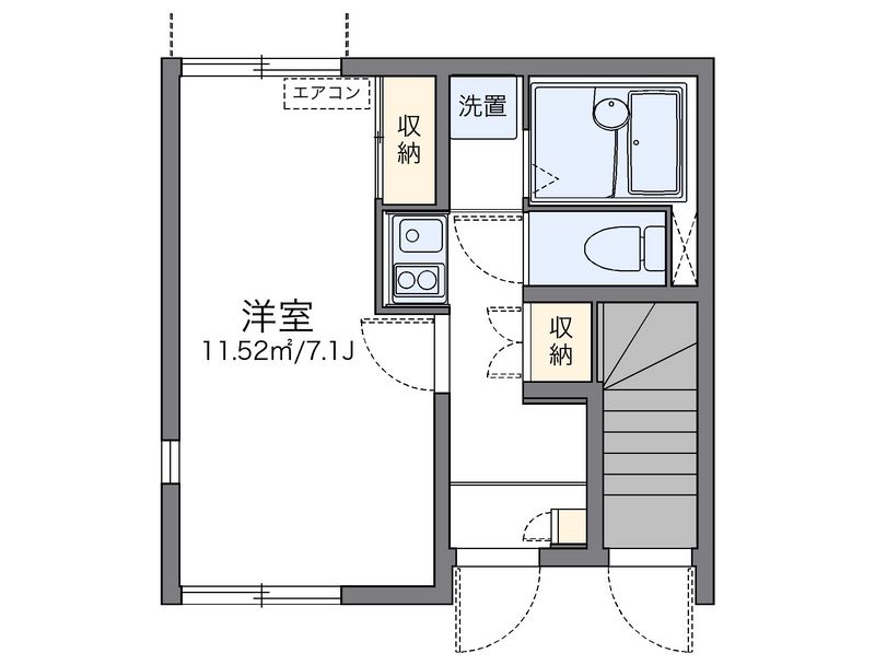 レオネクスト呼続 間取図