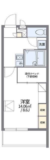 レオパレスエスエスⅡ 間取り図