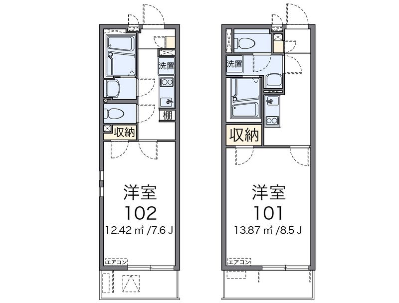 クレイノＭＥＭＯＲＹ 間取図