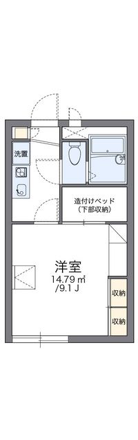 レオパレスはま 間取り図