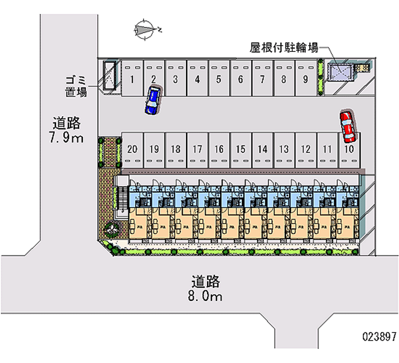 23897月租停車場