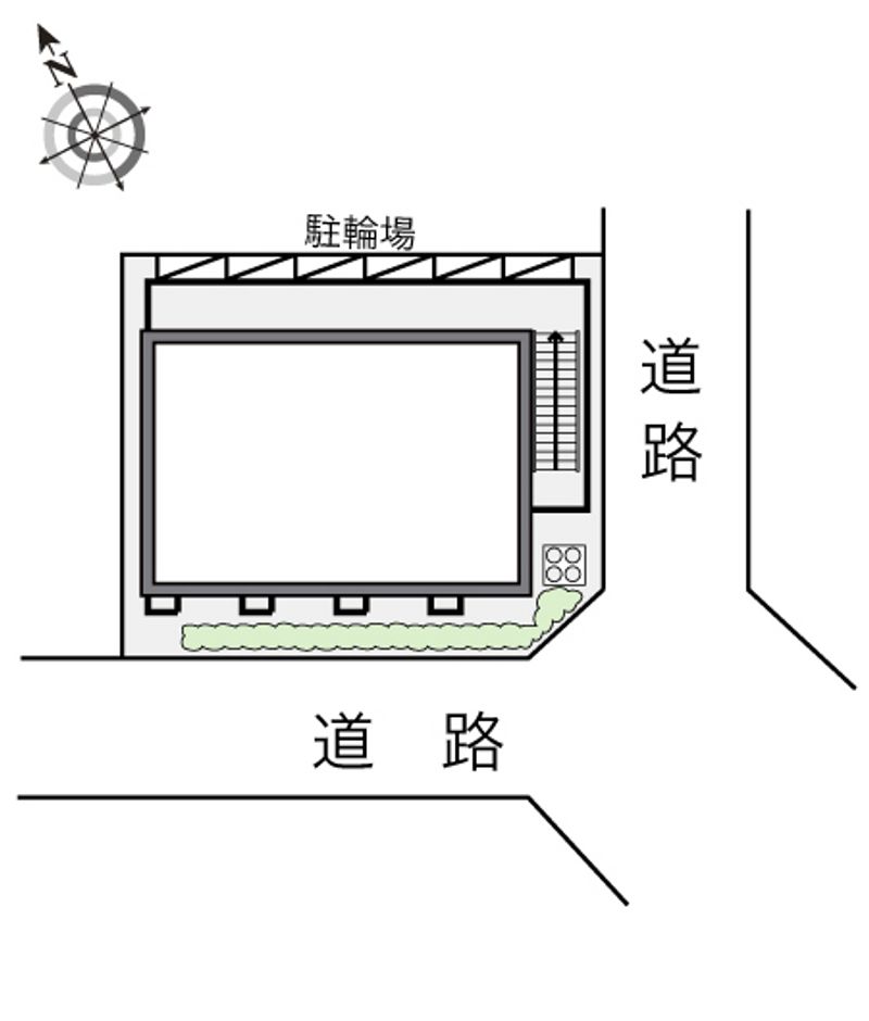 レオパレス歌島 配置図