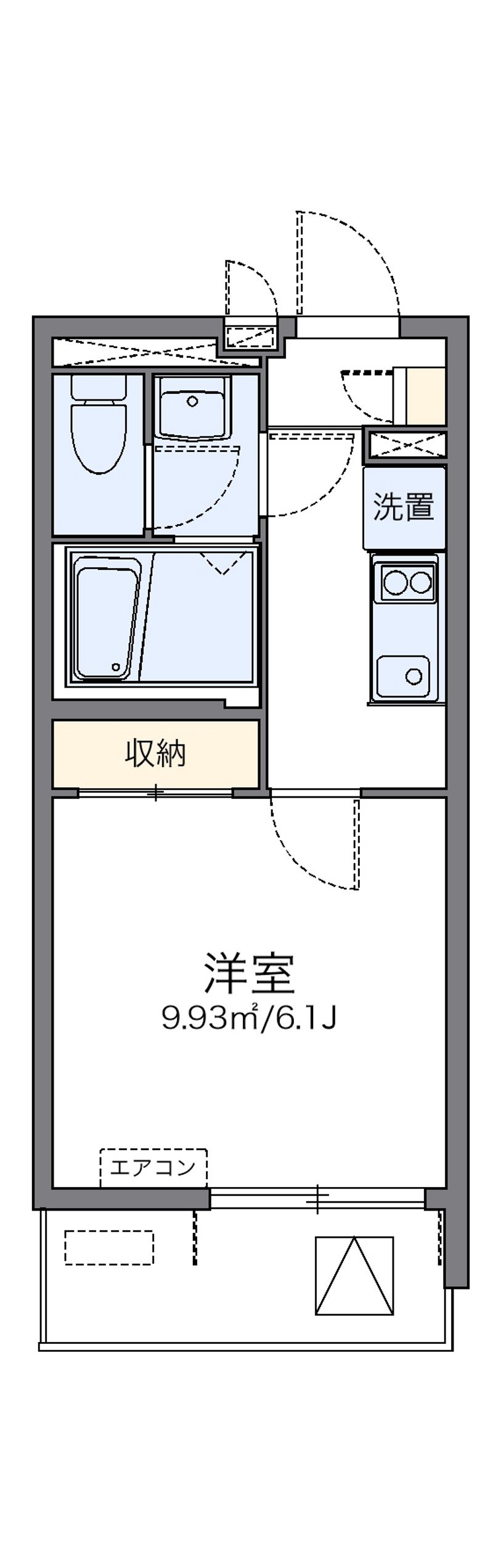 レオネクストアヴリール九条 間取図