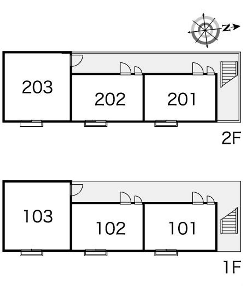 レオパレスドミール 間取り配置図