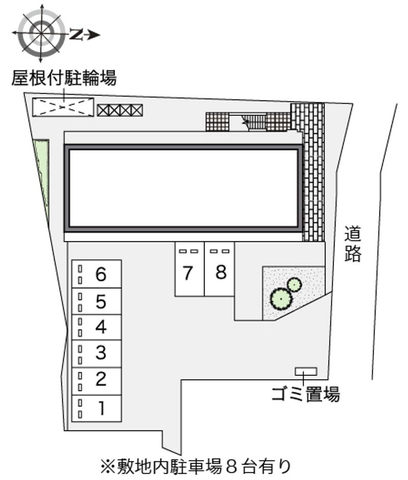 レオパレス入江 配置図