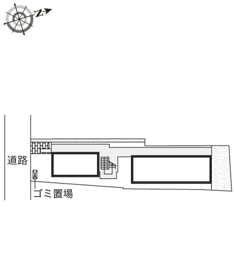 レオパレス三条東山 配置図