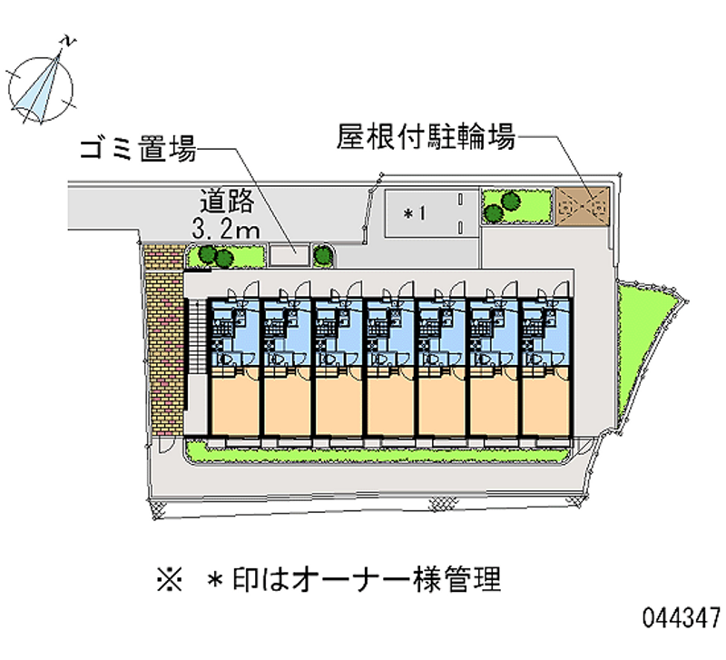レオパレスＳＵＤＡＯ　２１ 区画図