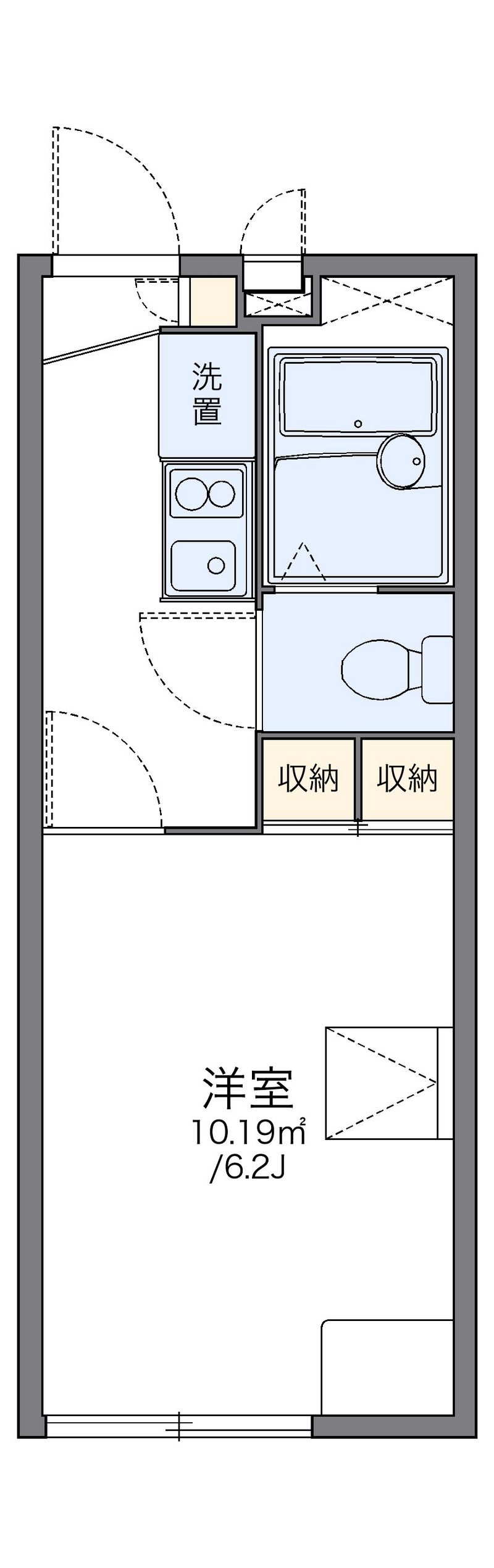 レオパレスＧａｒｄｅｎ 間取図