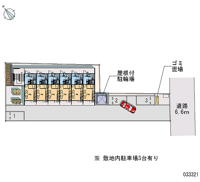 レオパレスシティバル 区画図