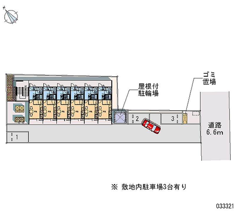 レオパレスシティバル 月極駐車場