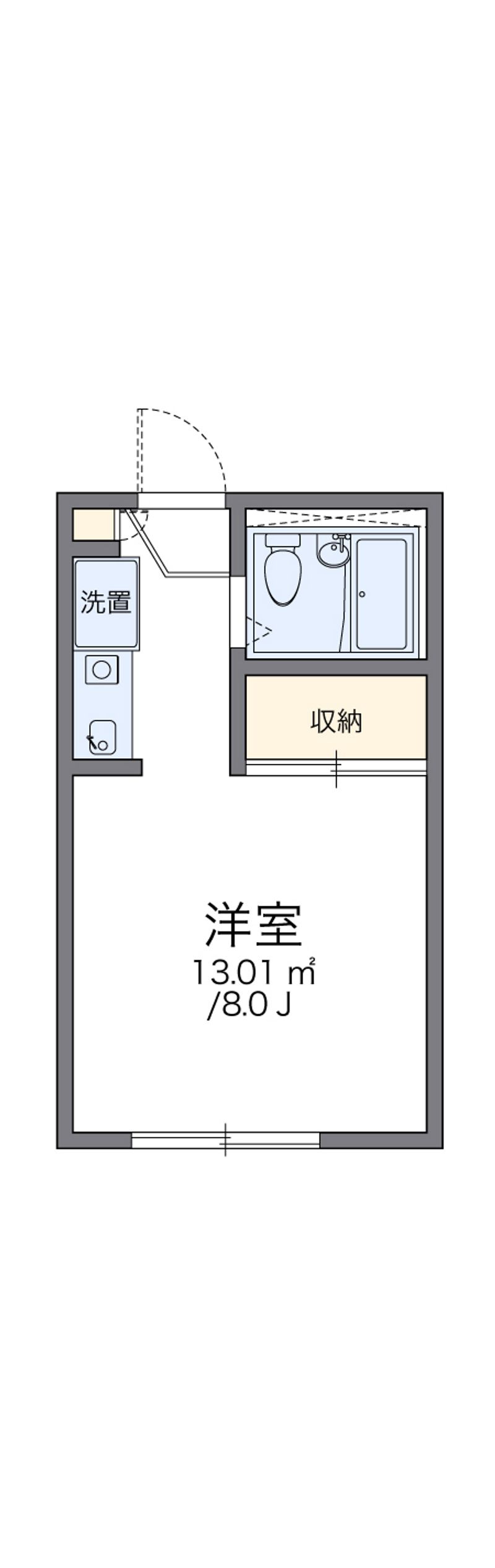 レオパレスジョイフルＭ 間取り