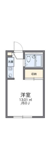 レオパレスジョイフルＭ 間取り図