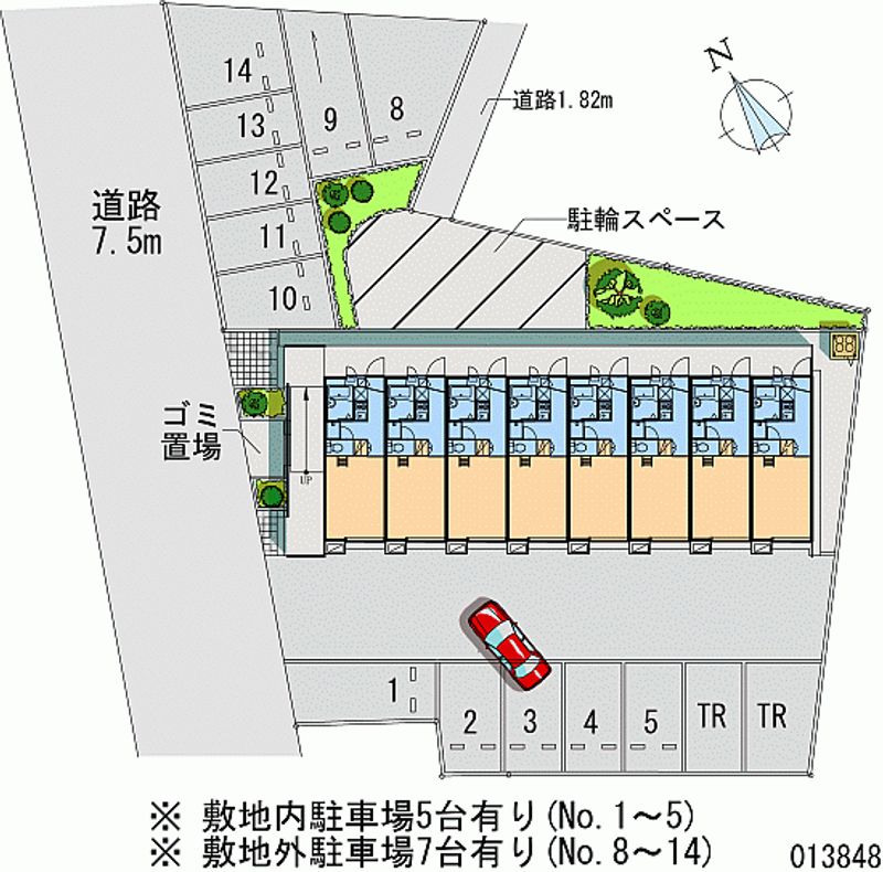 13848月租停車場