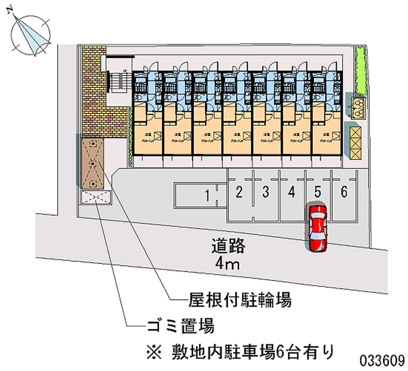 レオパレスコマツ 月極駐車場