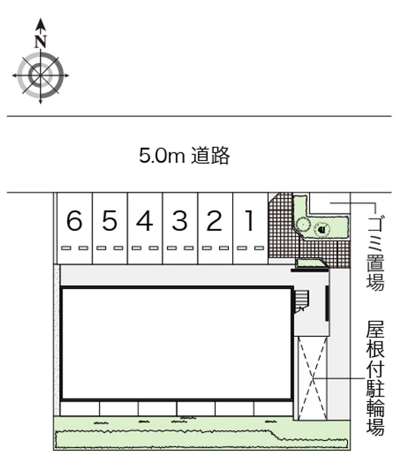 レオネクストライフワン長筬 駐車場