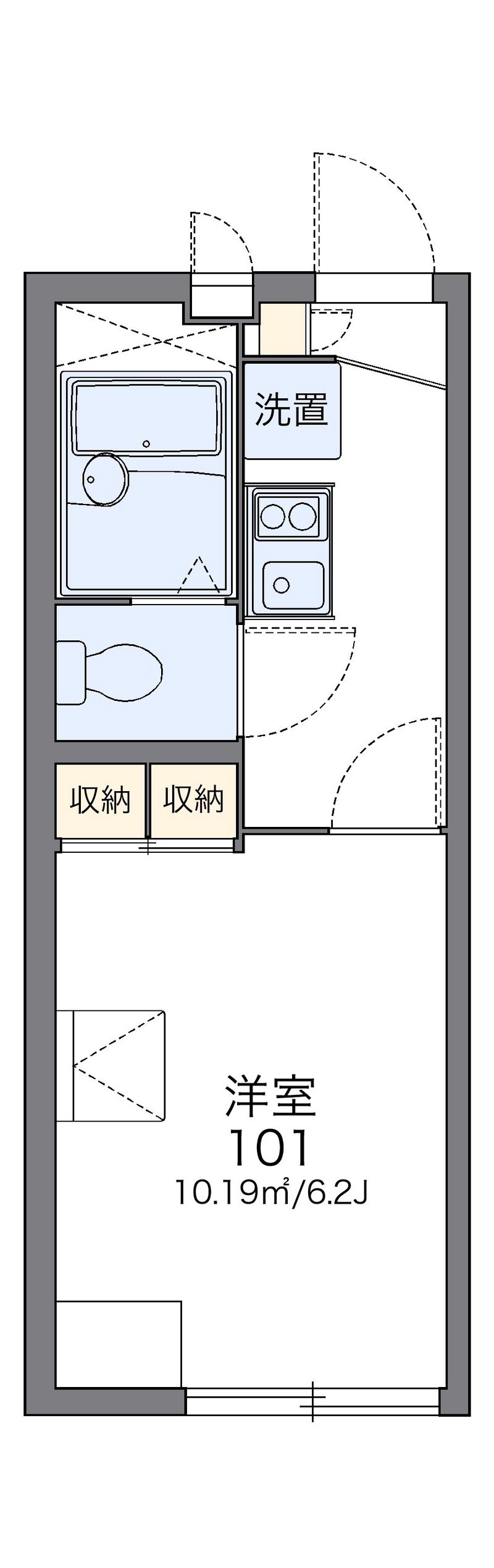 レオパレスＭＥ 間取図