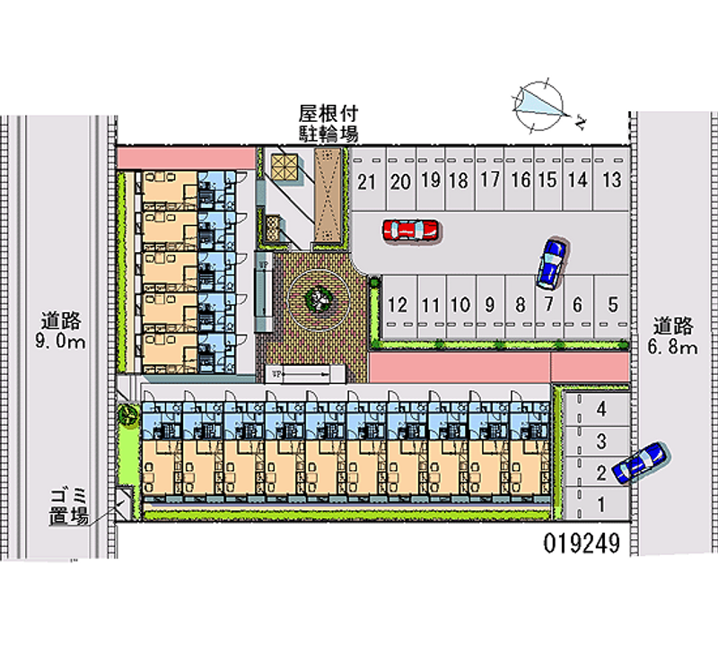 leopalace Mihara II Sơ đồ khu đất