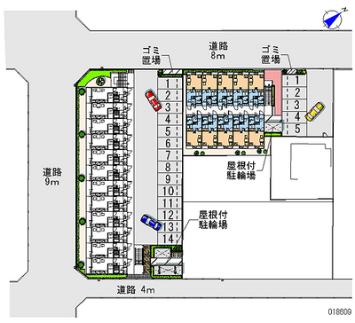 18609 Monthly parking lot