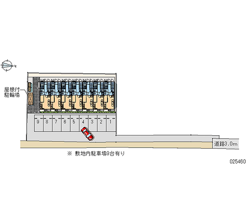 25460 bãi đậu xe hàng tháng