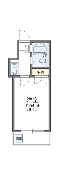 レオパレス八幡新田第１ 間取り図