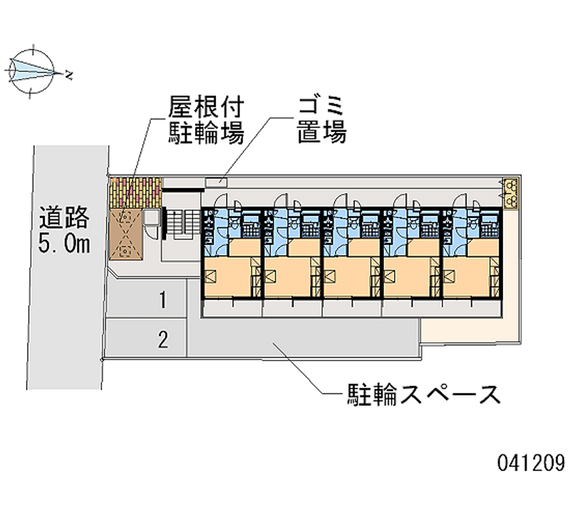 レオパレスル　コントワールⅥ 区画図