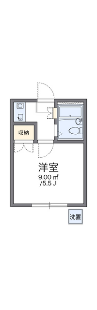 レオパレスＺＥＮ 間取り図