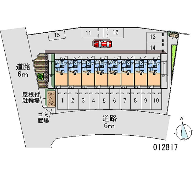 12817 Monthly parking lot