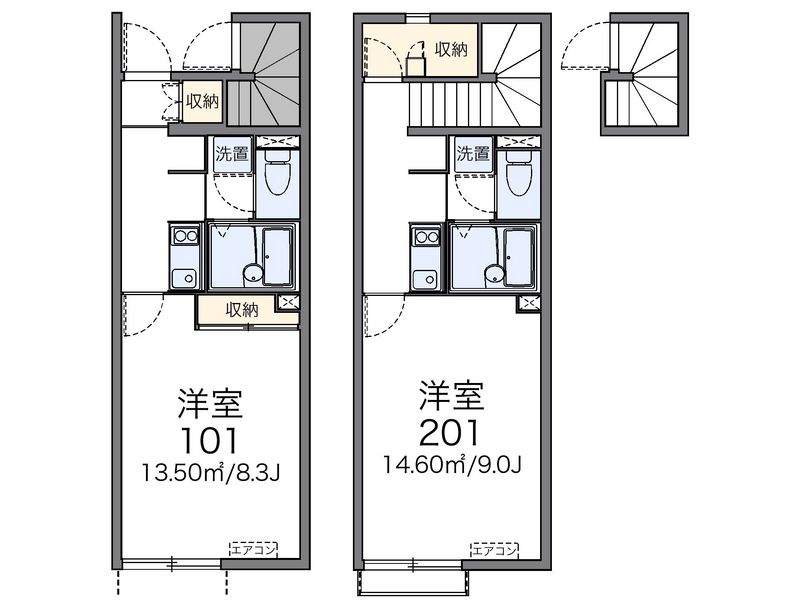 レオネクストブルーリーフ 間取図