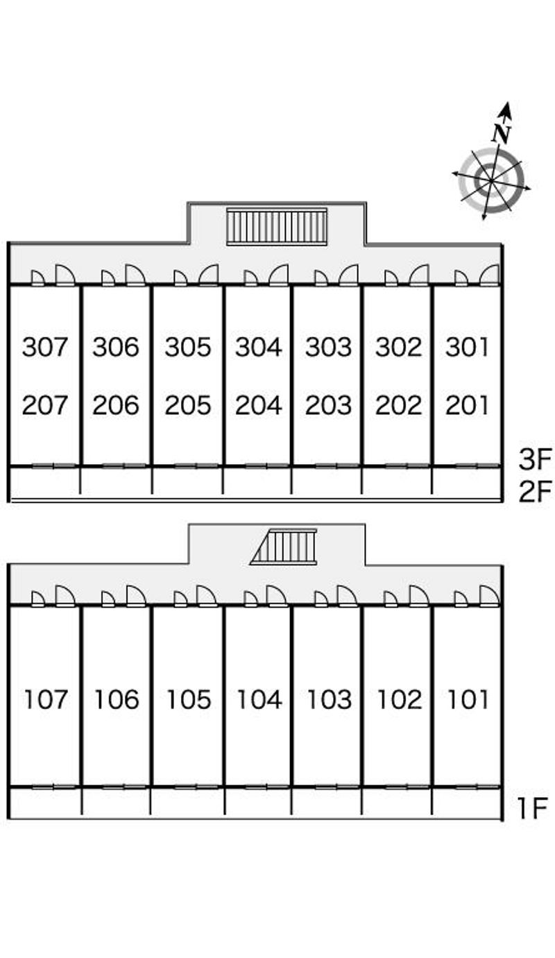 レオパレスＴＭＹ 間取配置図