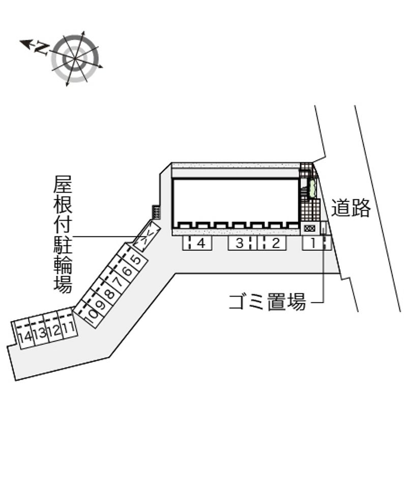 レオネクストコンフォート一本木 配置図