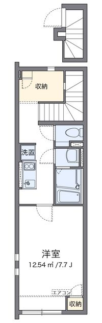 クレイノ塩津 間取り図