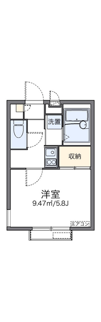 レオパレスコーポＯＨＴＡＫＩ 間取り図