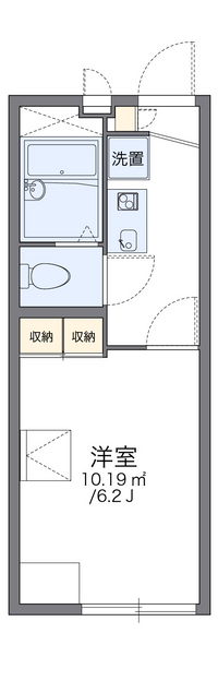 レオパレスあさひⅠ 間取り図