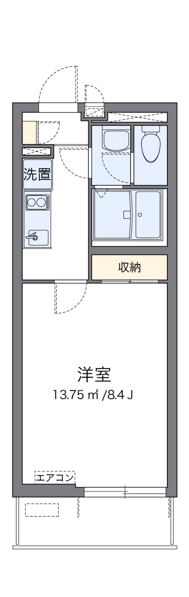 クレイノモンタニャレドンダ 間取図