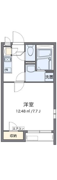 クレイノＹＡＭＡＫＯⅤ 間取り図