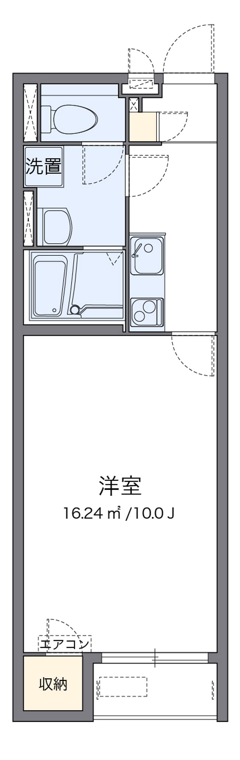 クレイノサンライズ吉志 間取図