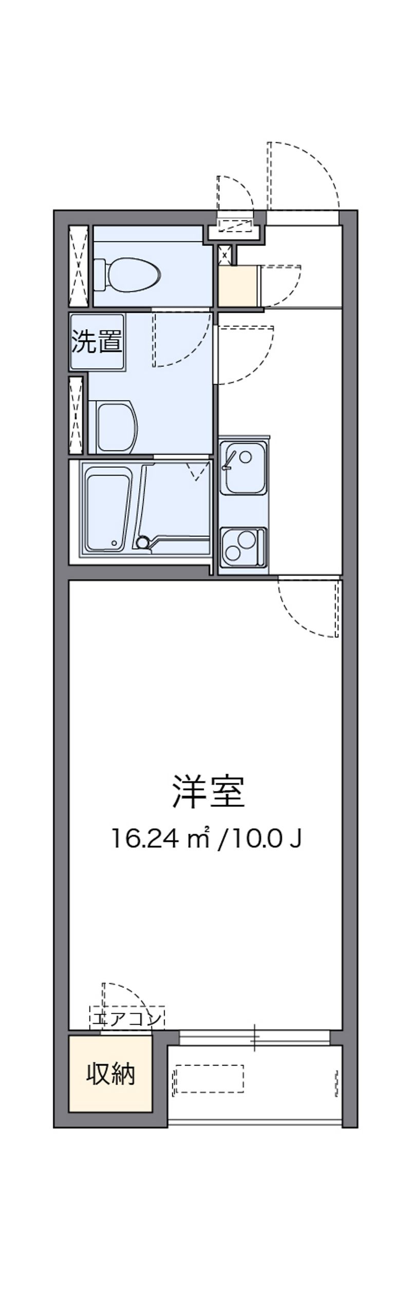 クレイノＳＡＣＨＩ 間取り