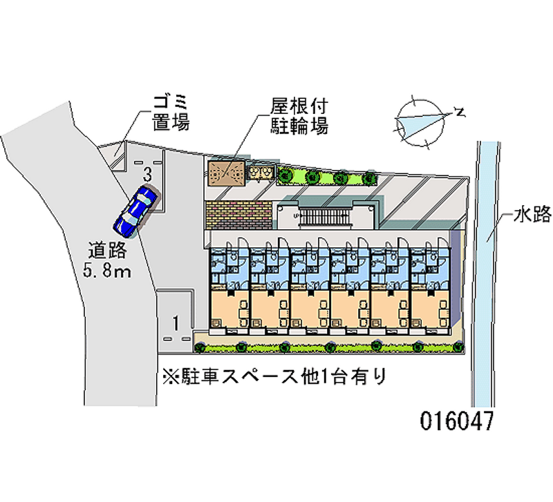 レオパレス桜木 区画図