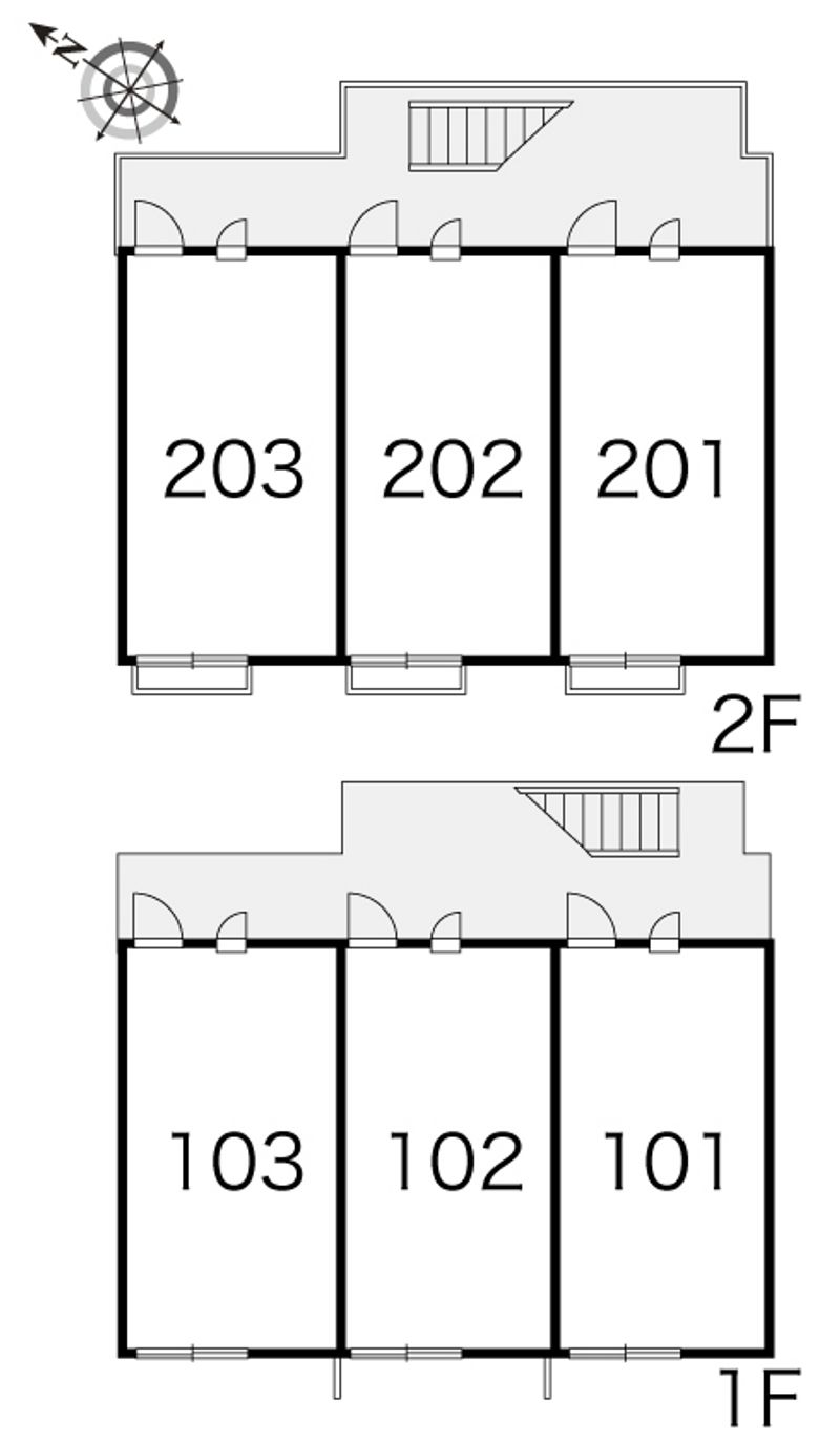 レオパレスＭＡＲＵＴＯ澤田 間取り配置図