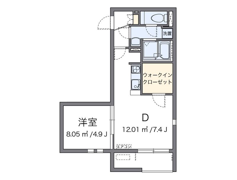 レオネクスト西宮北参番館 間取図