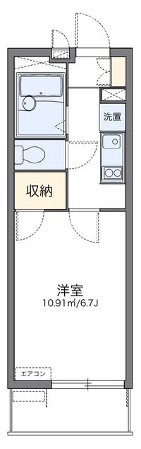 レオパレスルナボアール 間取り図