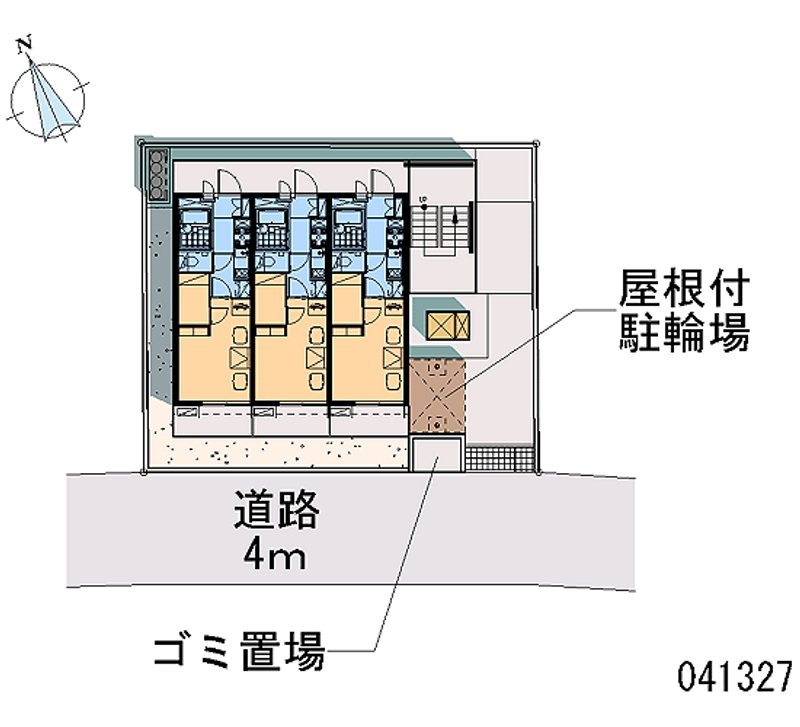 レオパレスさざんか 区画図