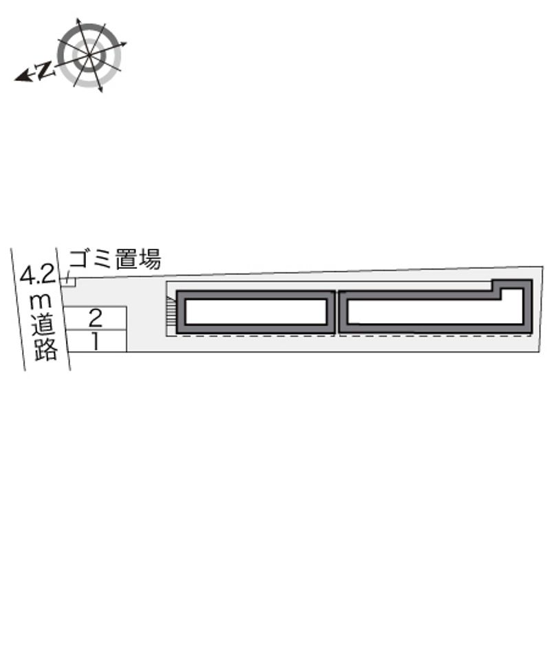 レオパレスＭｕｎｄａｋａ 配置図